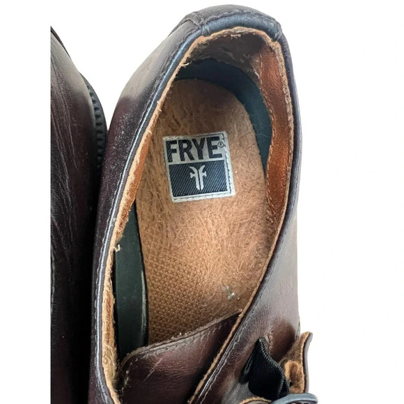 FRYE Frasier Monk Strap Brown Leather Oxford Loafers Men’s 11 main image 11